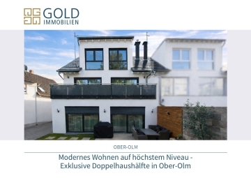 Modernes Wohnen auf höchstem Niveau – Exklusive Doppelhaushälfte in Ober-Olm, 55270 Ober-Olm (DE), Doppelhaushälfte