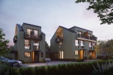 Abendansicht - Exklusiver Neubau von 5 Häusern – Für Menschen mit Anspruch. Keine Kompromisse.